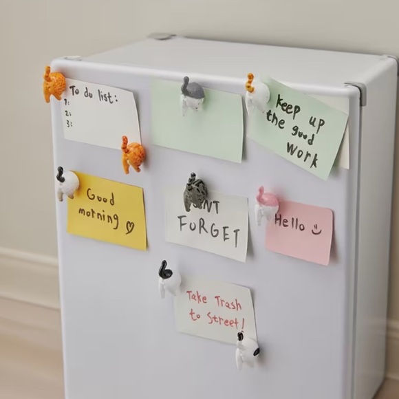 Cat Bun Magnet Pick (1) Funny Refrigerador Magnets - Picture 8 of 17